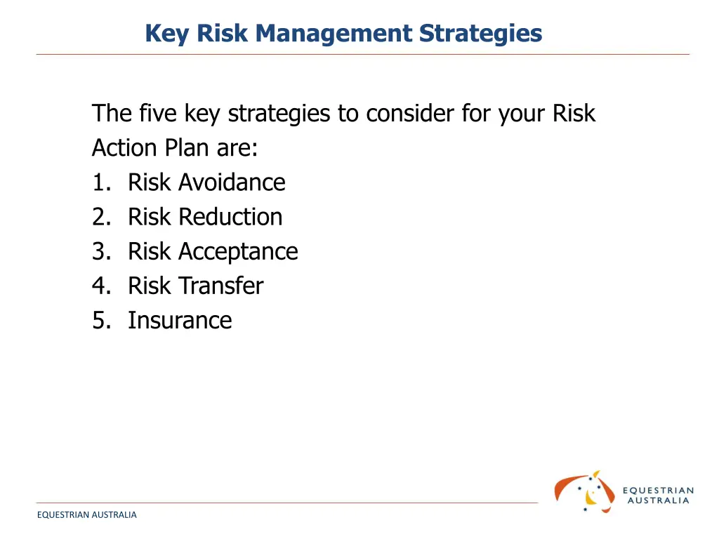 key risk management strategies