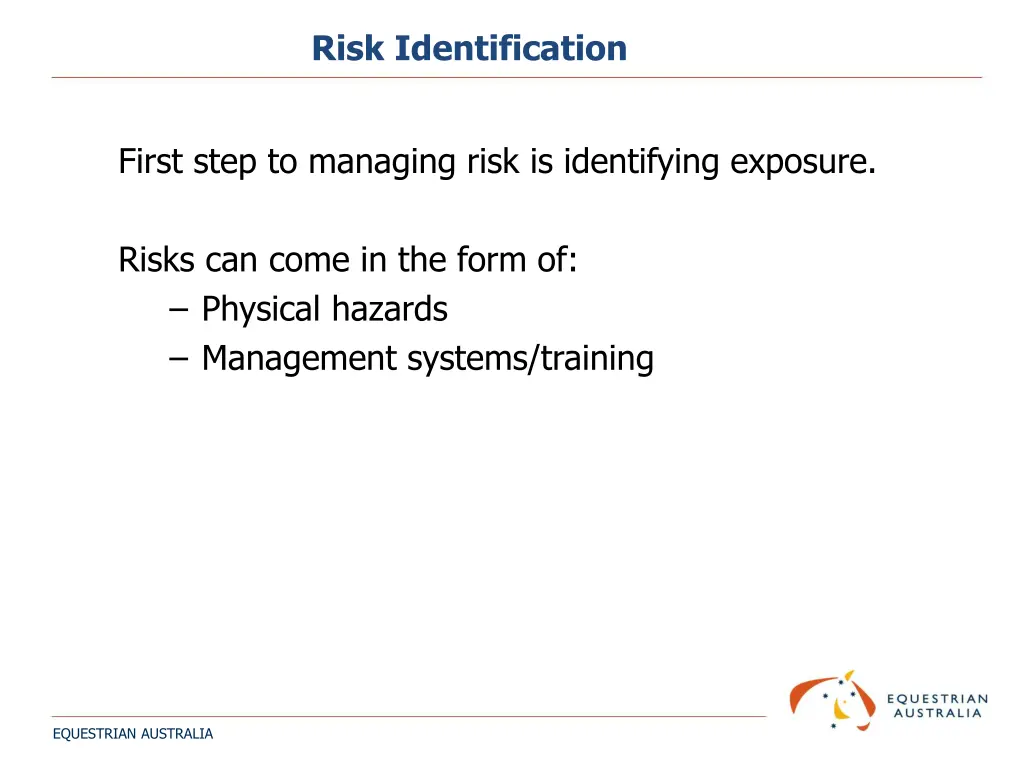 risk identification