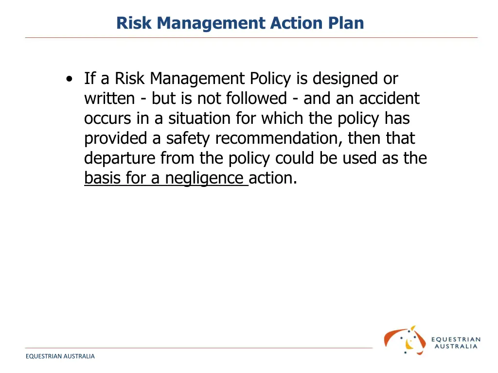 risk management action plan 1