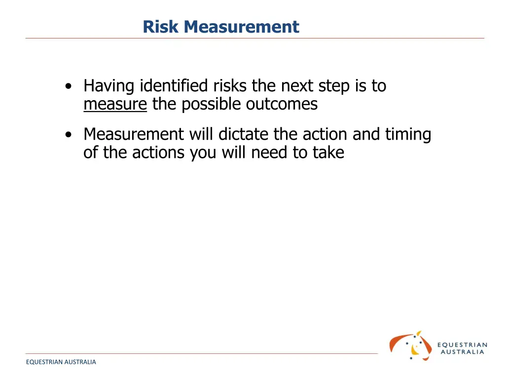 risk measurement