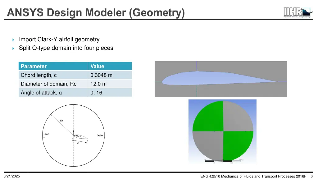 import clark y airfoil geometry split o type