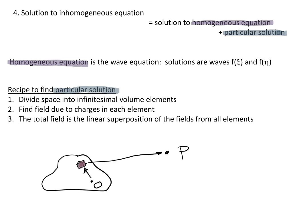 4 solution to inhomogeneous equation