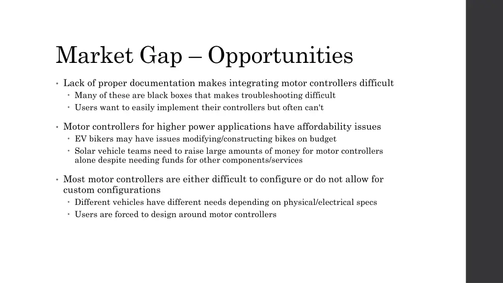 market gap opportunities