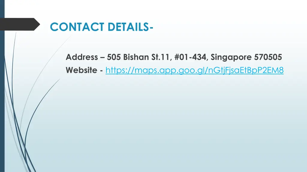 contact details