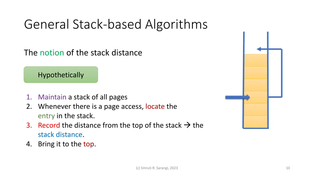 general stack based algorithms