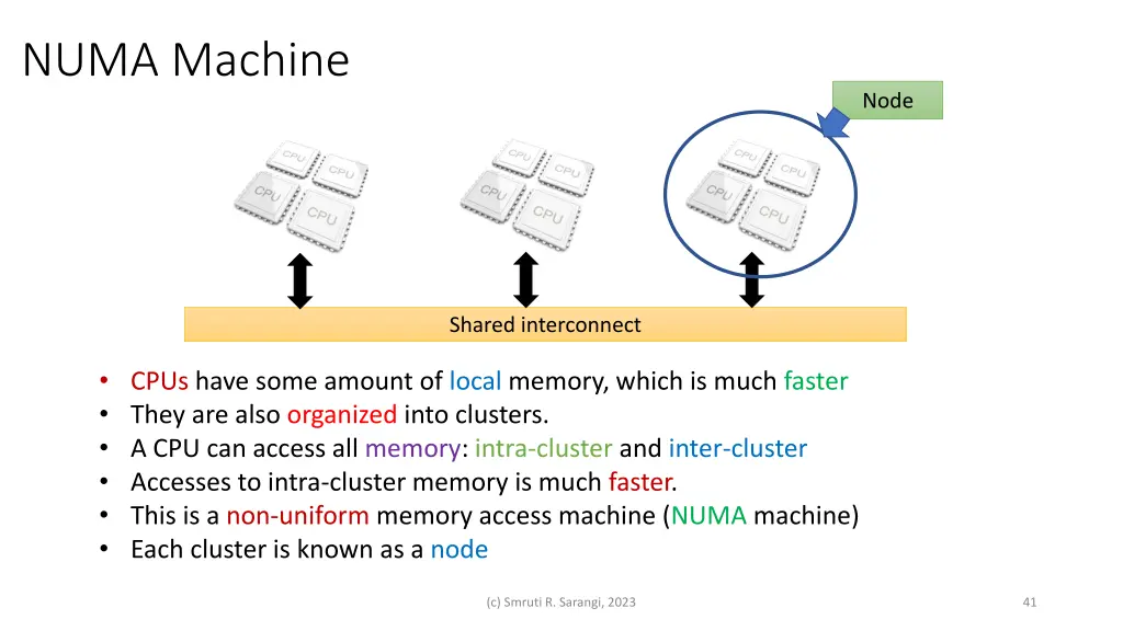 numa machine