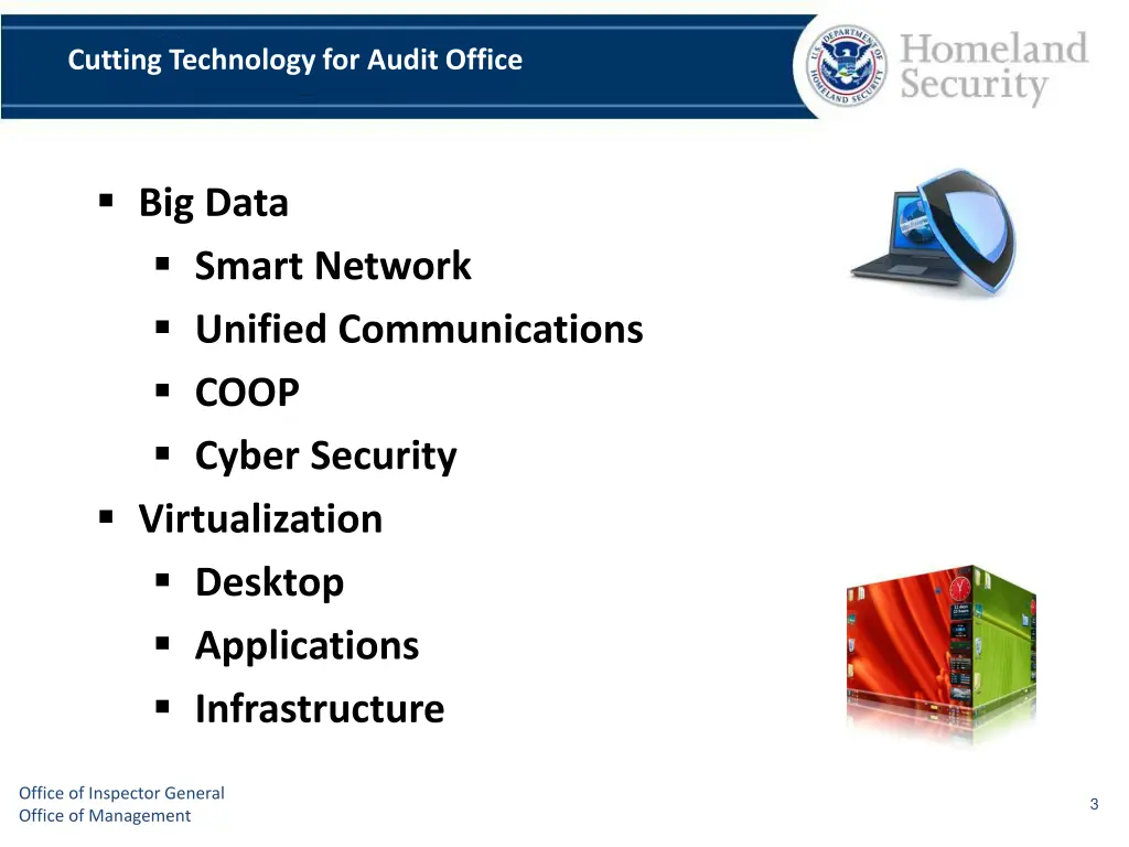 cutting technology for audit office