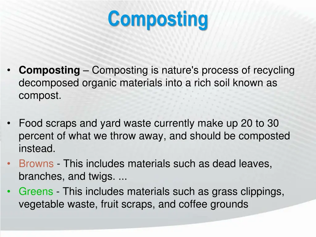 composting