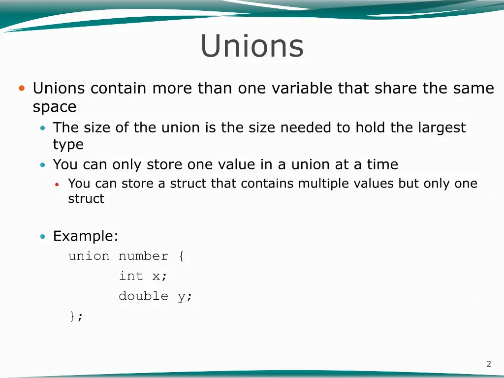 unions