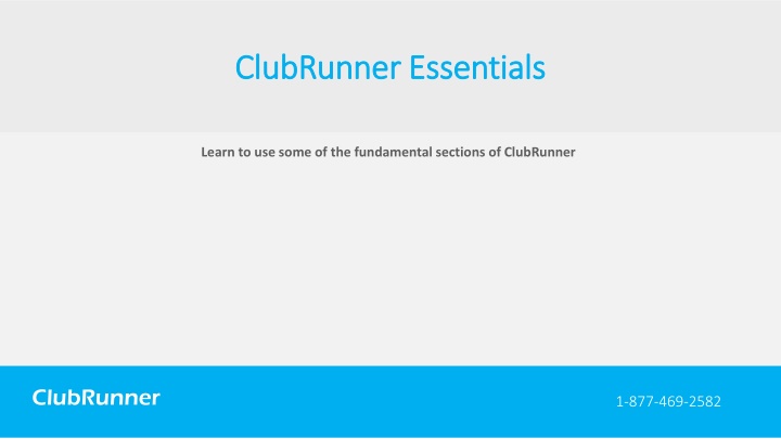 clubrunner essentials clubrunner essentials