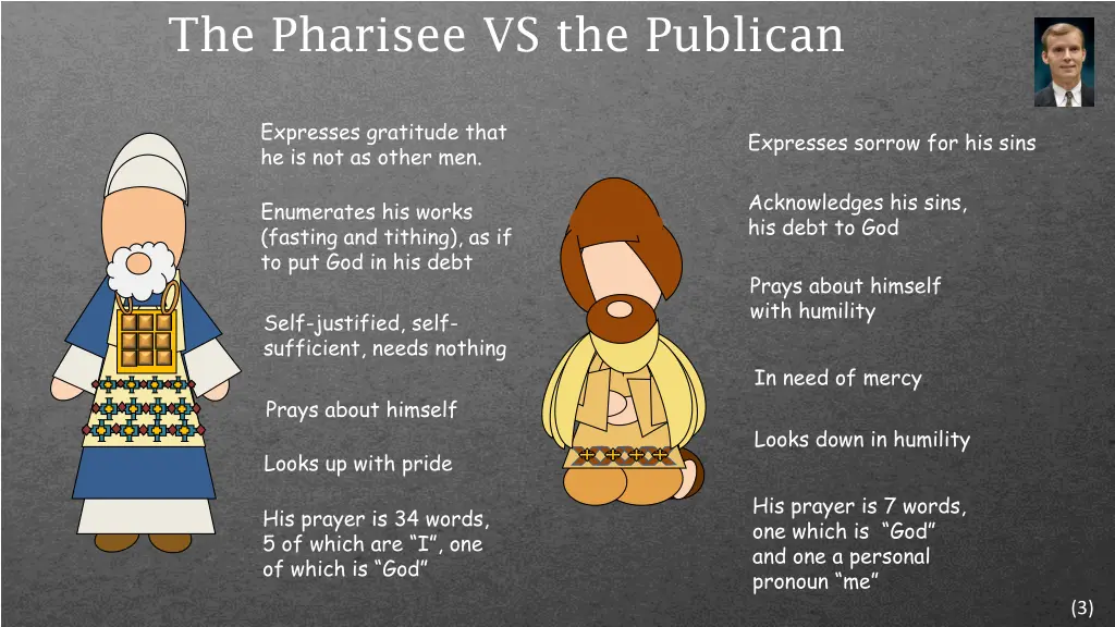 the pharisee vs the publican