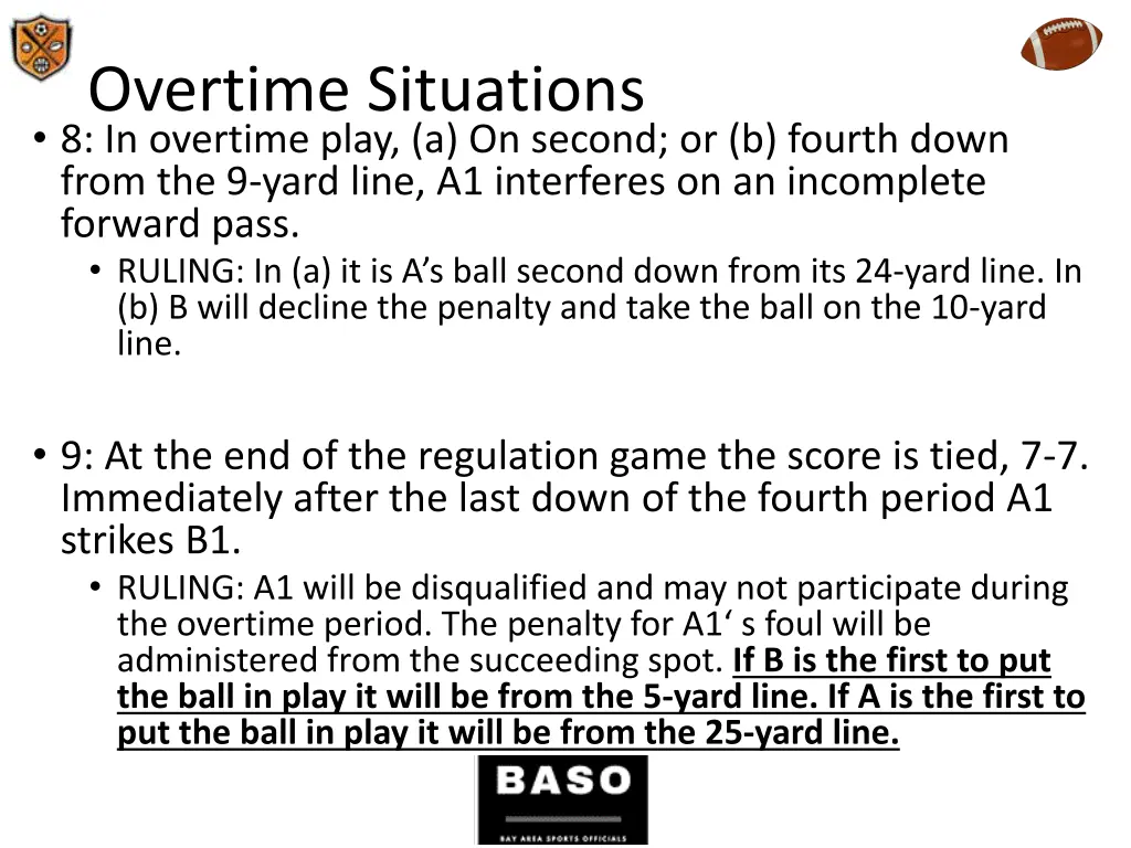 overtime situations 8 in overtime play