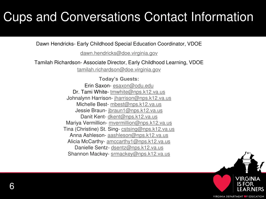 cups and conversations contact information