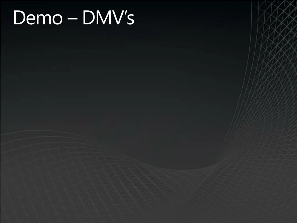 demo dmv s