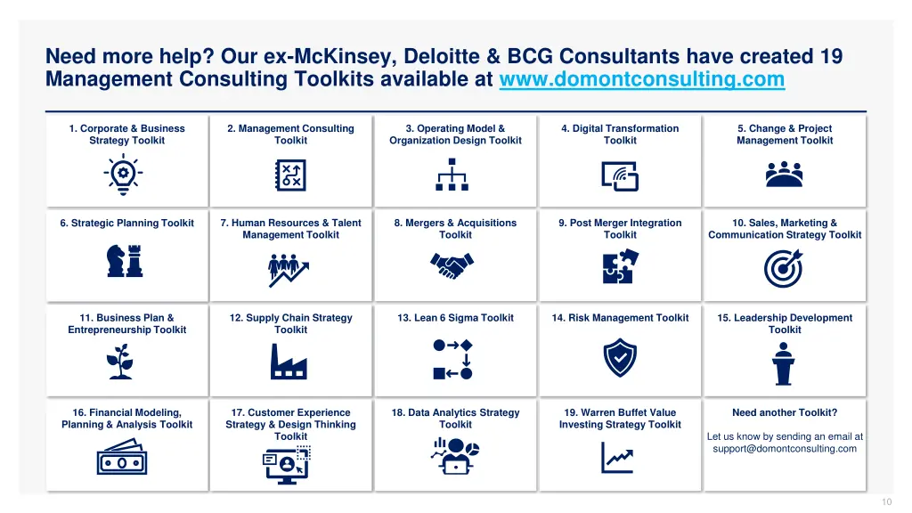 need more help our ex mckinsey deloitte
