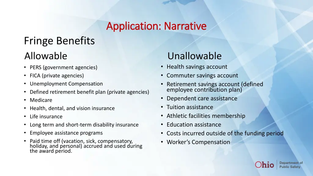 application narrative application narrative 5