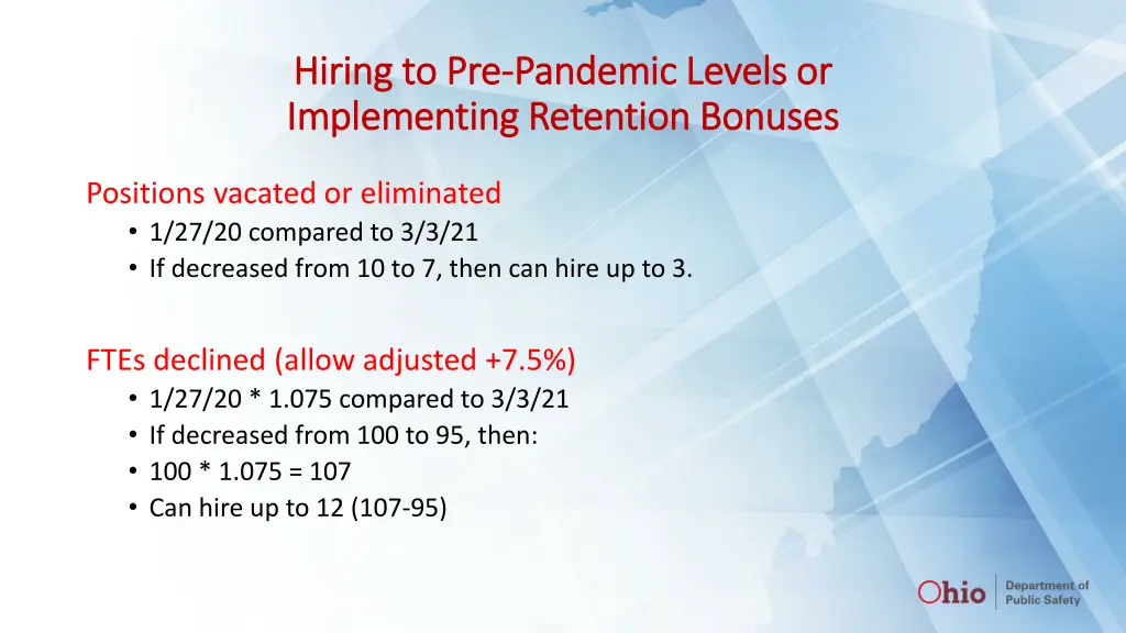 hiring to pre hiring to pre pandemic levels
