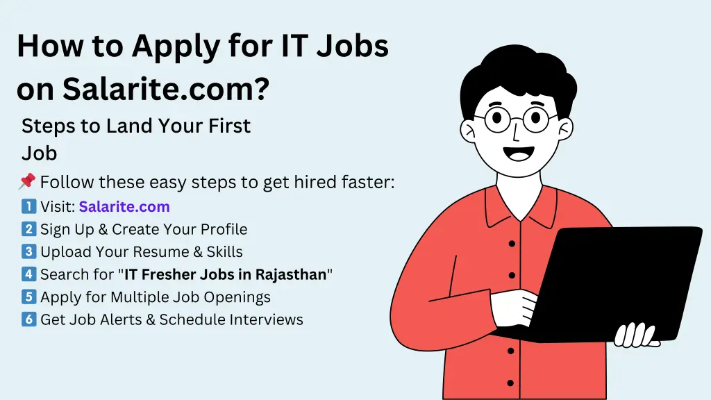 how to apply for it jobs on salarite com steps