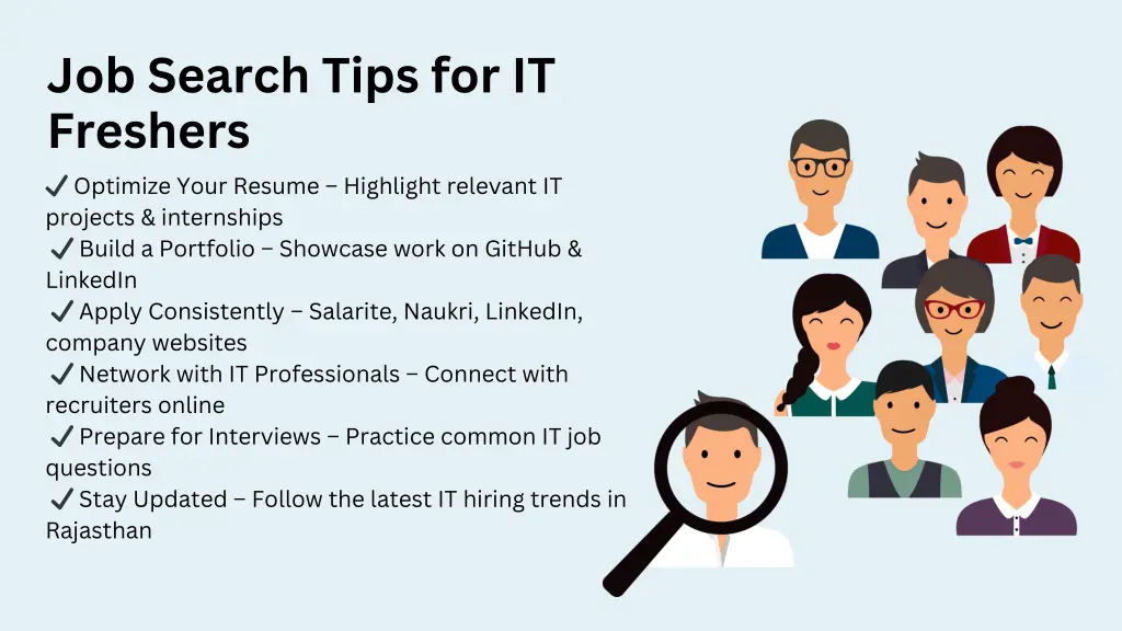 job search tips for it freshers optimize your