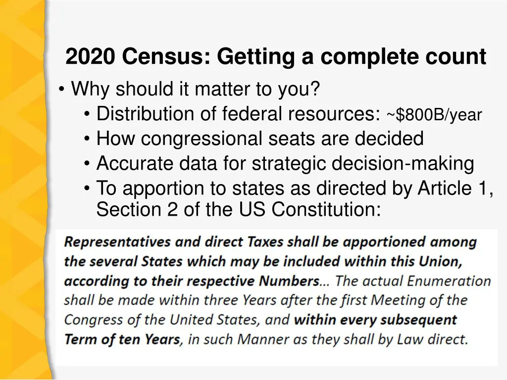 2020 census getting a complete count why should