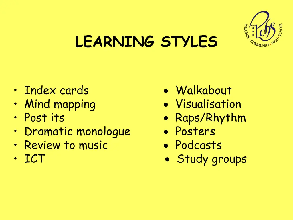 learning styles
