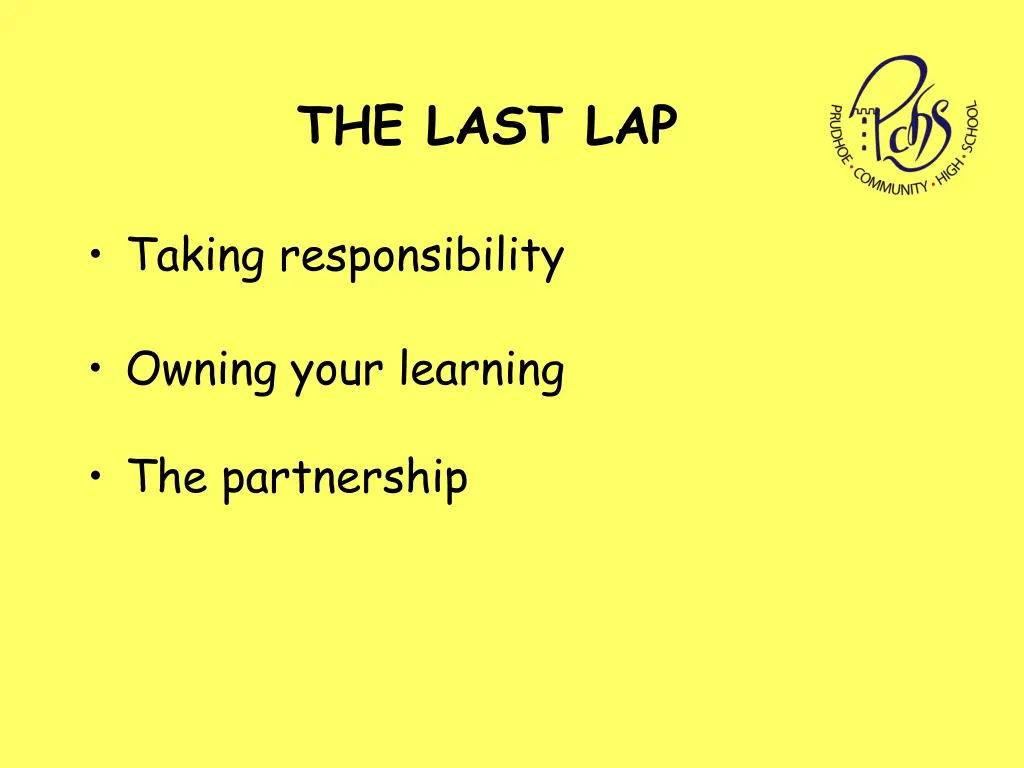 the last lap