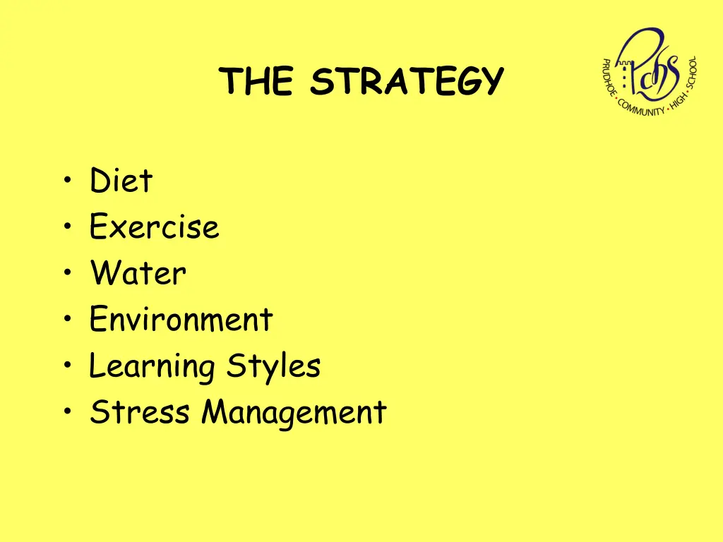 the strategy