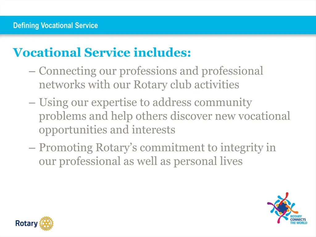 defining vocational service
