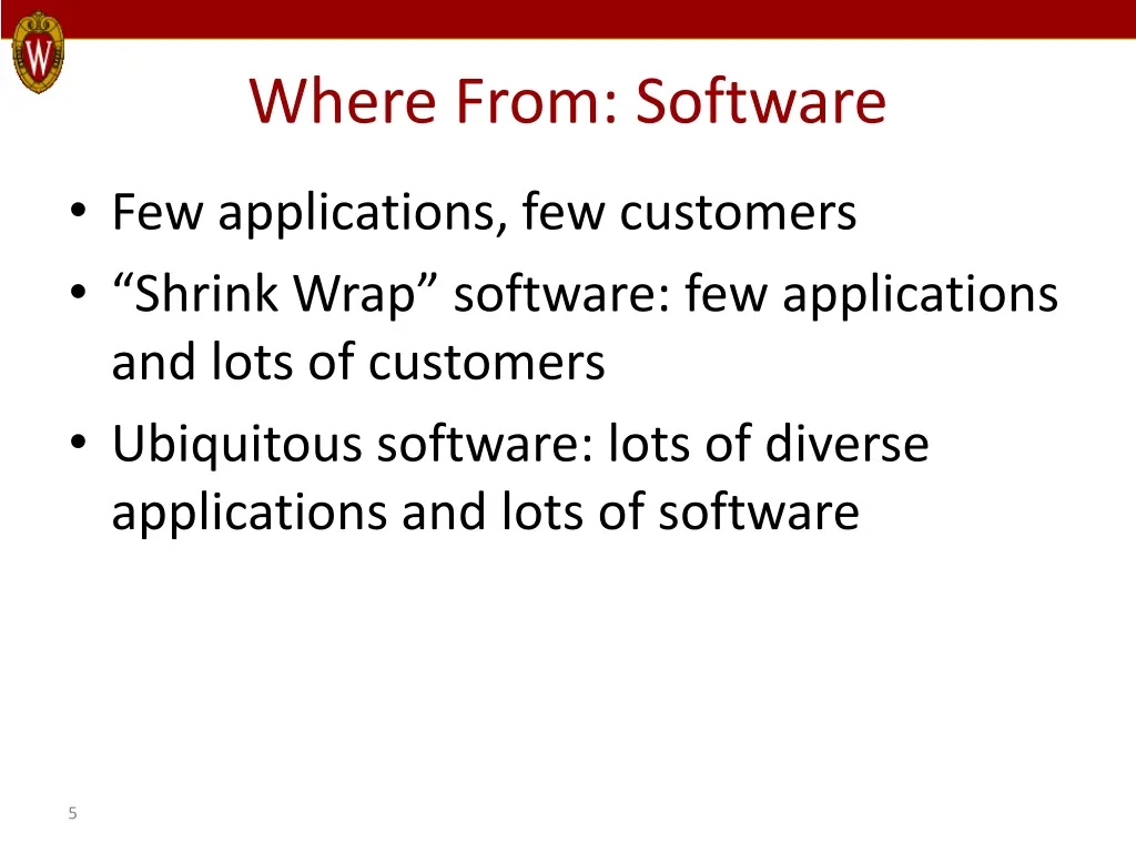 where from software
