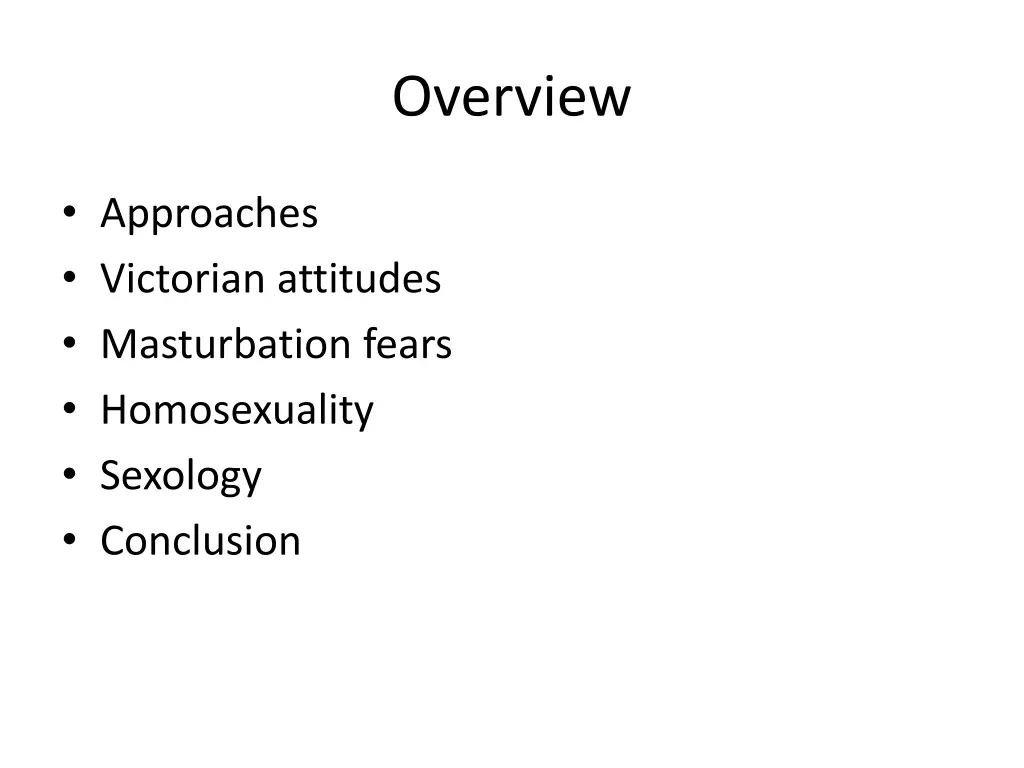 overview