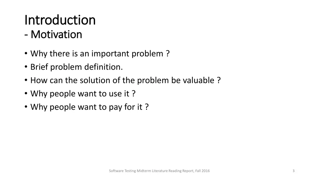 introduction introduction motivation motivation