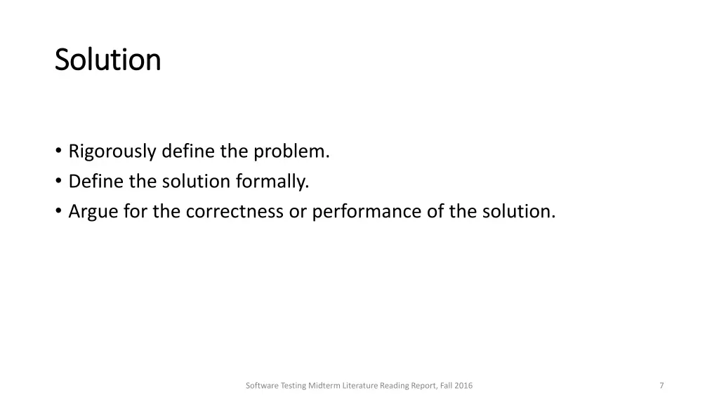 solution solution