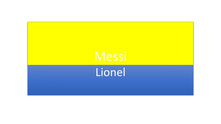 messi lionel