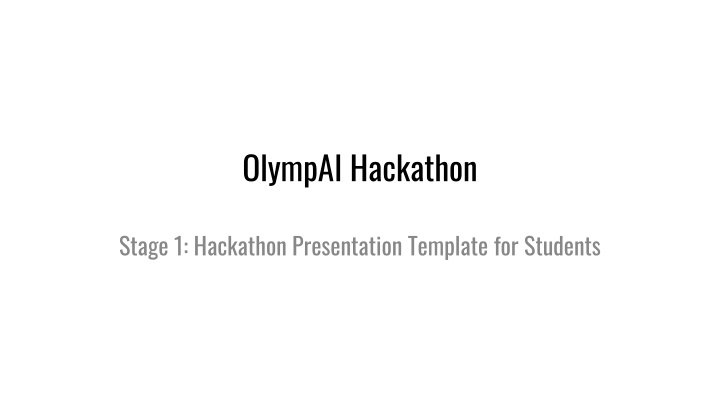 olympai hackathon