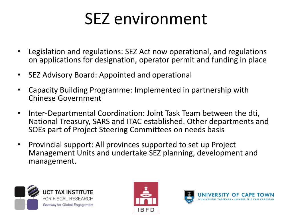 sez environment