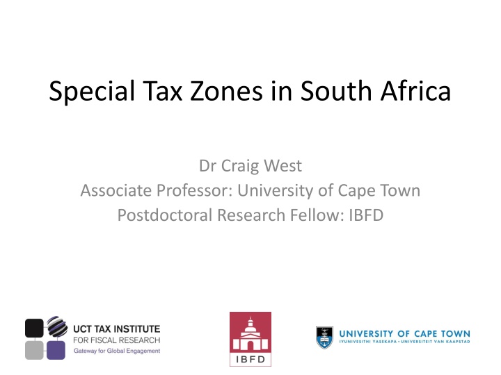 special tax zones in south africa