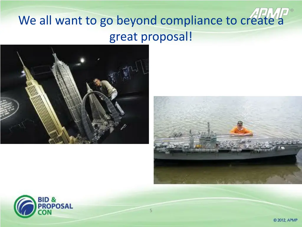 we all want to go beyond compliance to create
