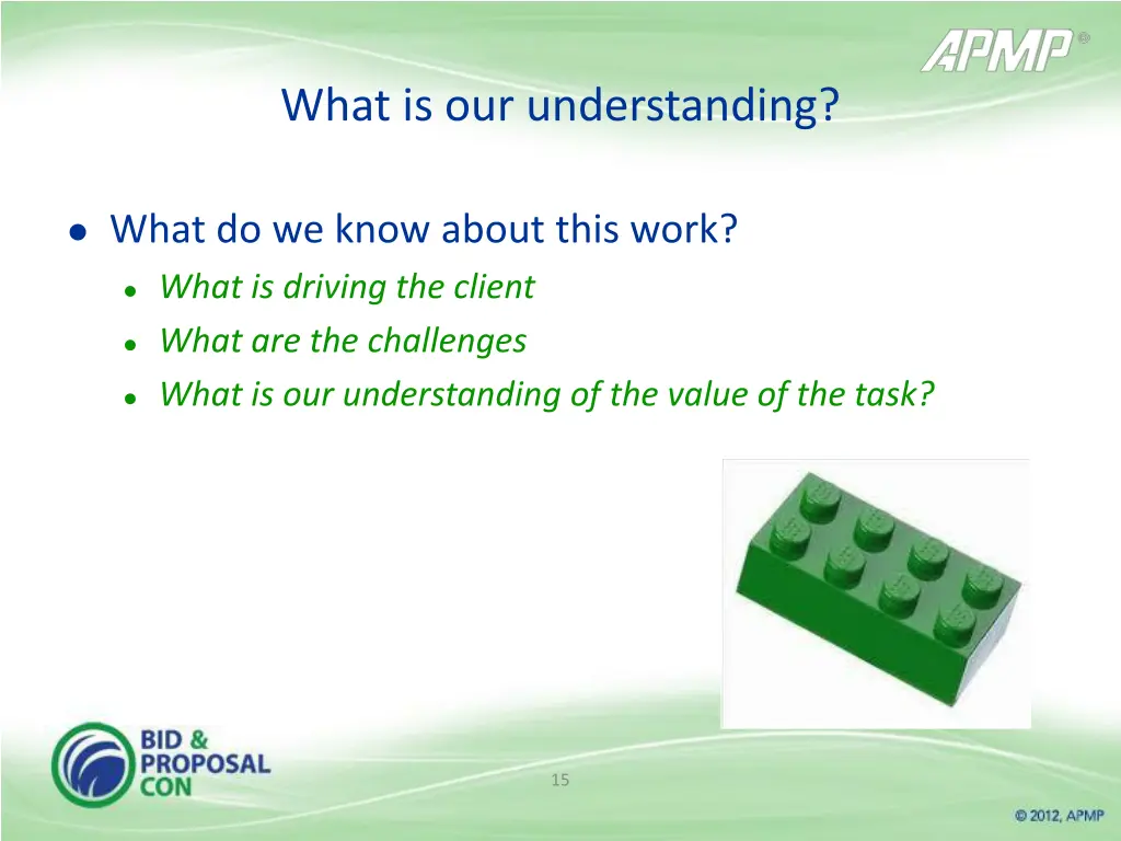 what is our understanding