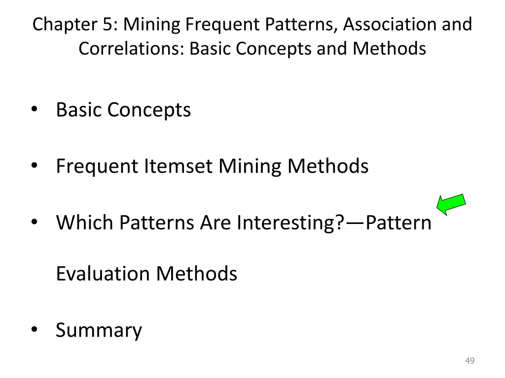 chapter 5 mining frequent patterns association 2