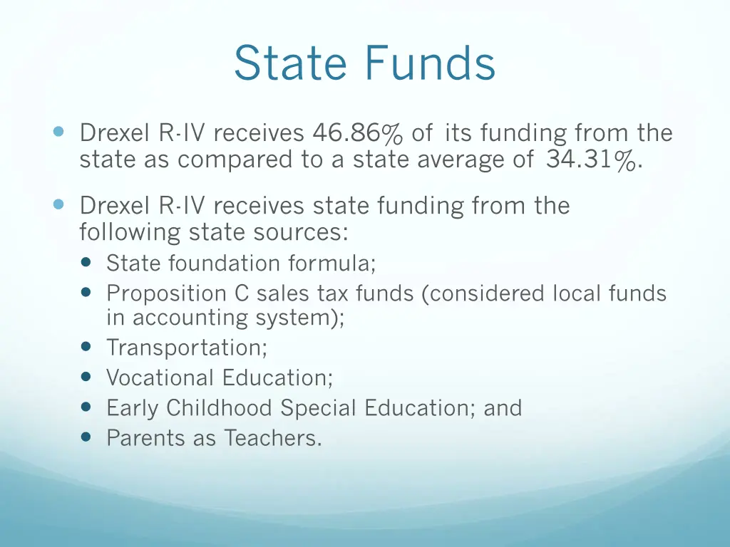 state funds