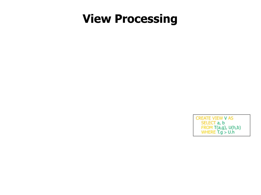 view processing 1