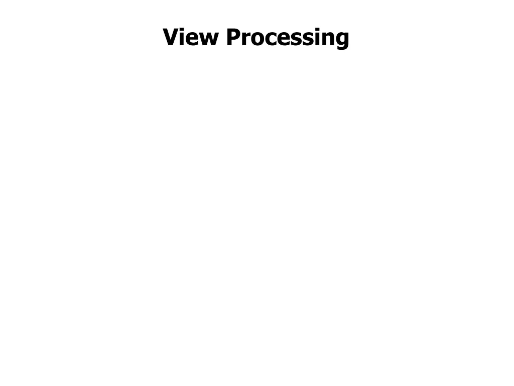 view processing