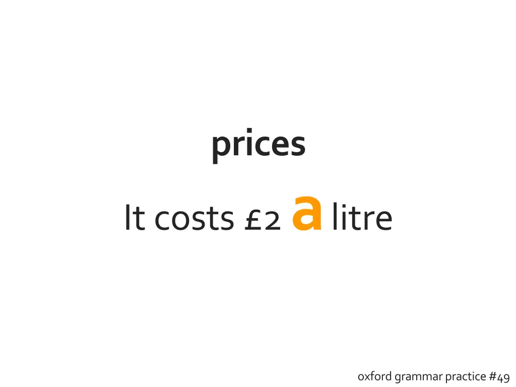 prices