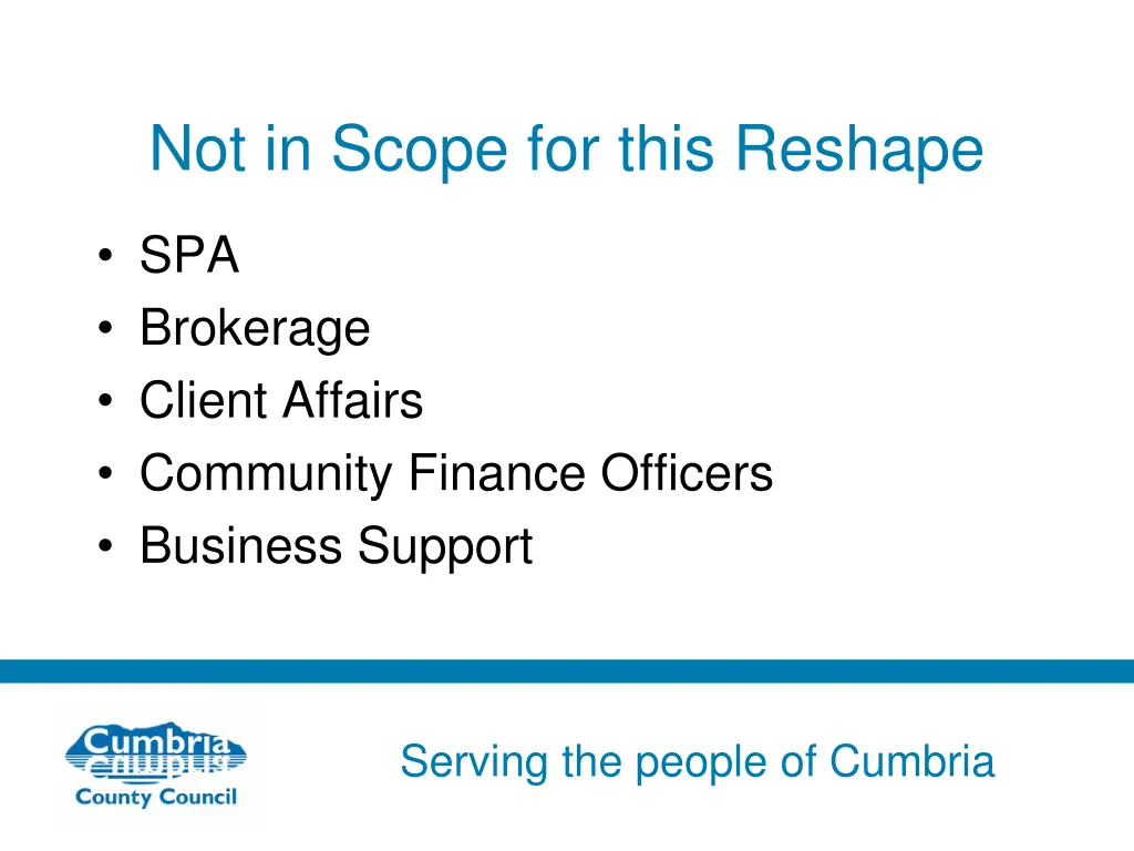 not in scope for this reshape