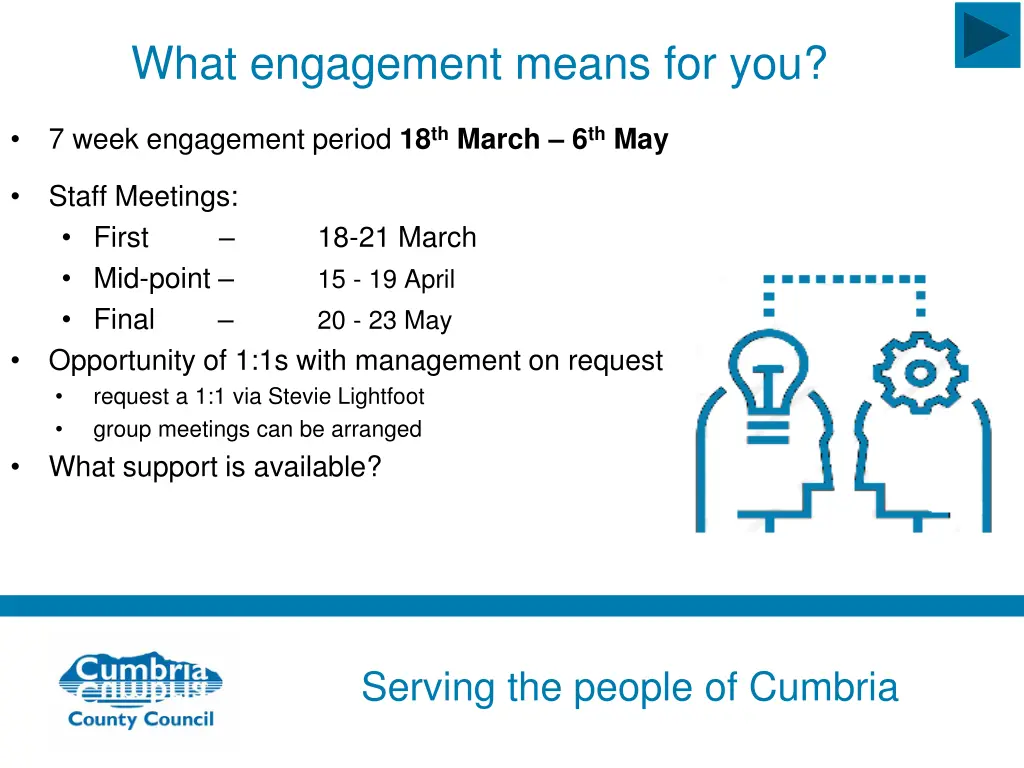 what engagement means for you