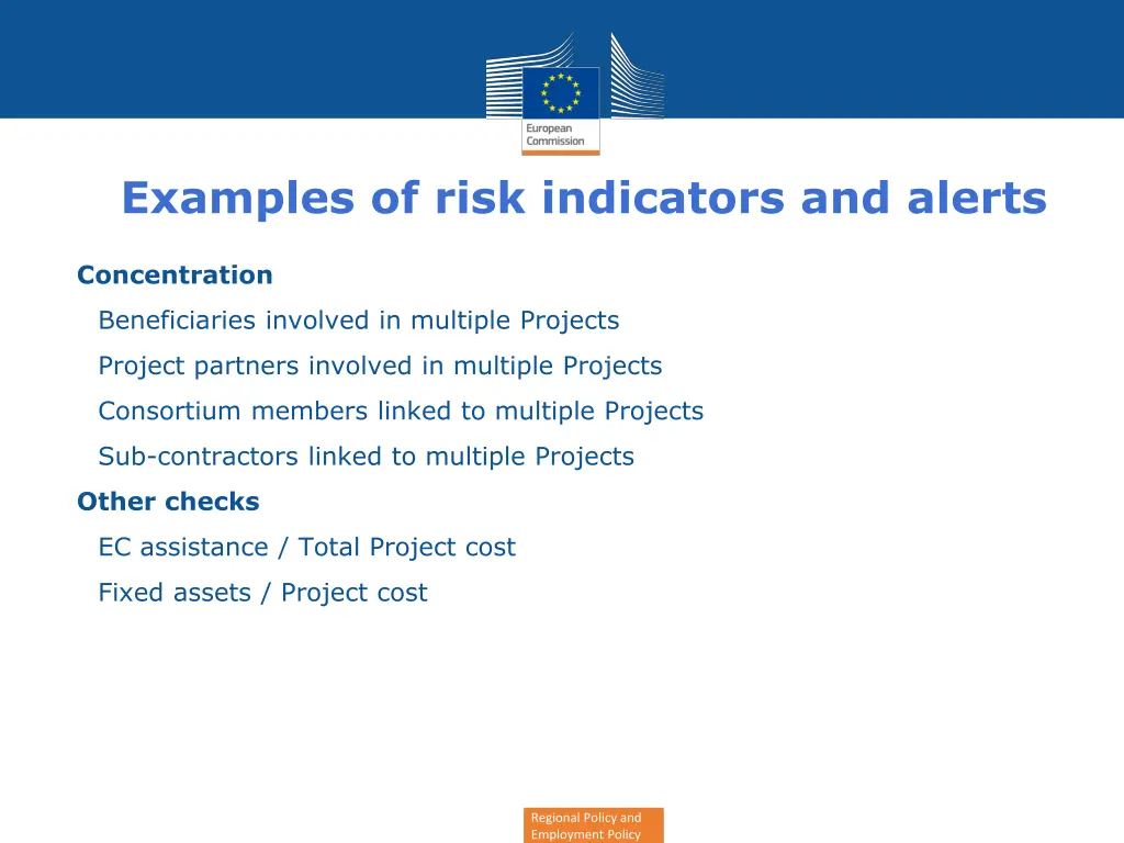 examples of risk indicators and alerts 1