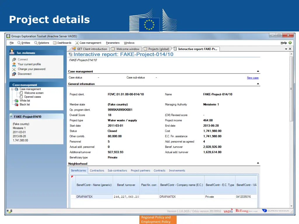 project details