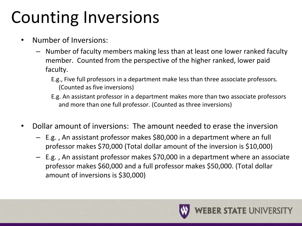 counting inversions