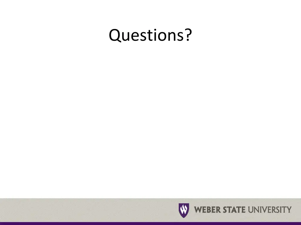 questions