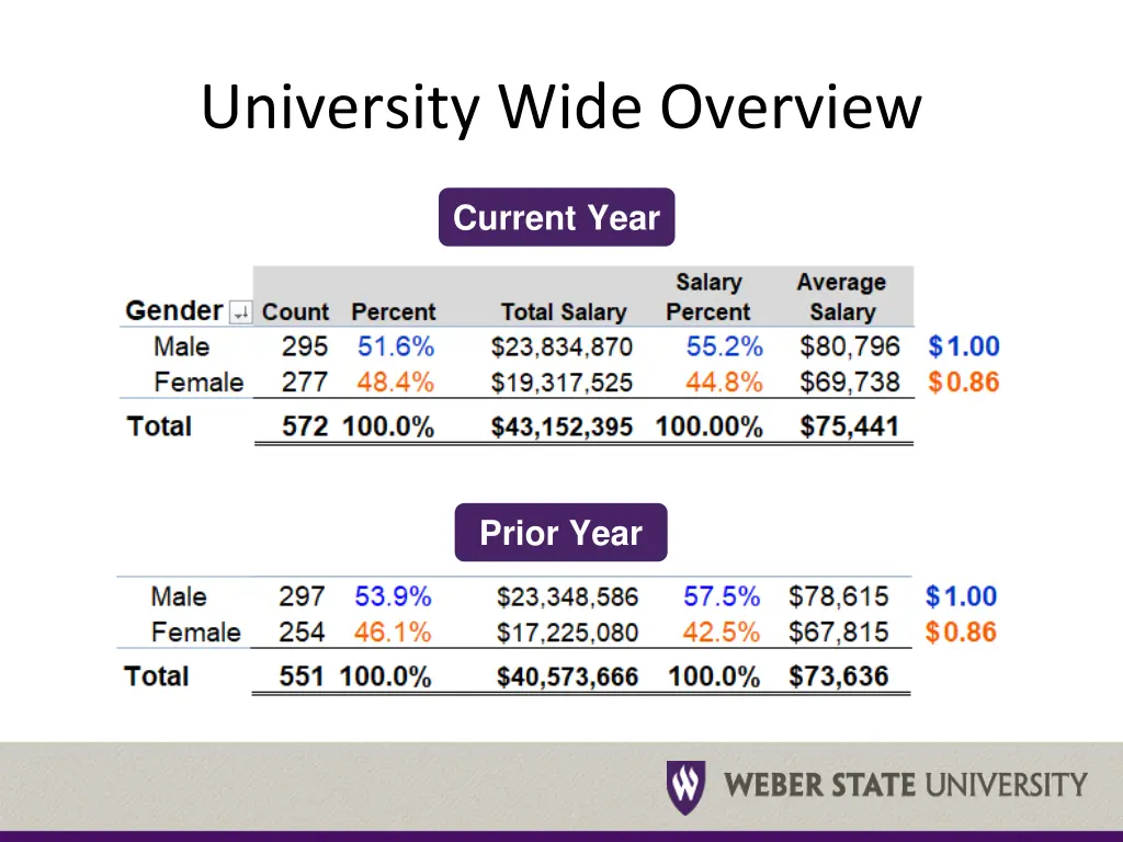 university wide overview